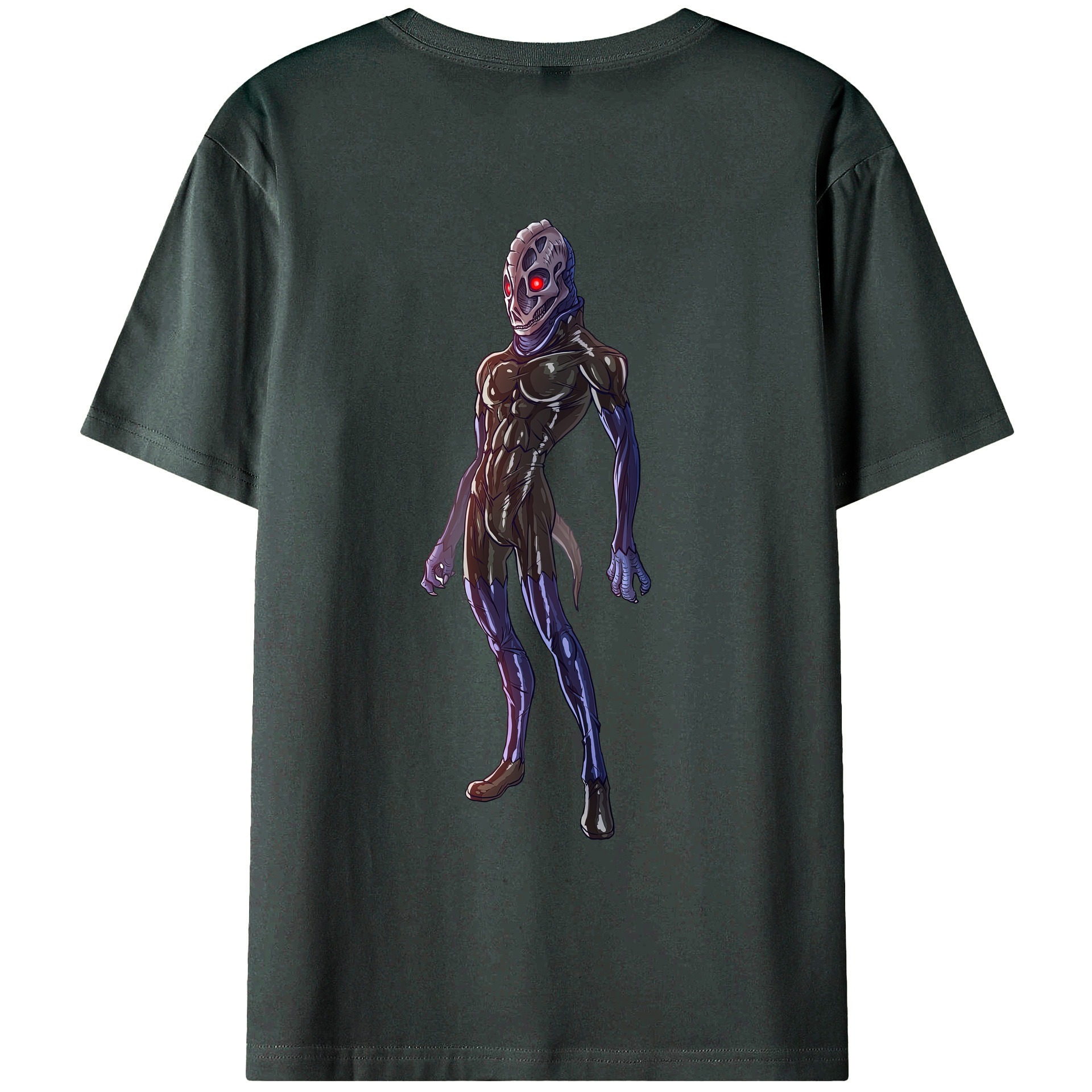 （画像用） ウルトラマン Ultraman 綿100％ メンズ半袖Tシャツ（バックプリント） 通気性